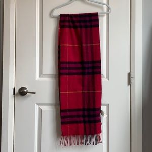 100% Cashmere Authentic Burberry scarf